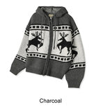Ender Nordic Knit Hooded Zip-Up