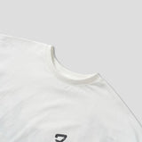 Fran vintage lettering over long sleeves