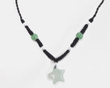 Batz Vintage Star Beads Gem Necklace