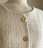 Robs Round Tweed Short Sleeve Jacket