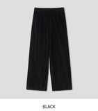Wrinkle Velour Wide Training Pants