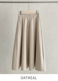 Milo Brushed Flare Long Skirt
