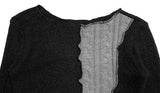 Zana Cable Color Crop Knit