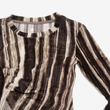 Mondini Velvet See-Through Unbalanced T-shirt