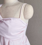 Onde Unbal shirring sleeveless blouse