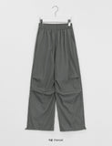 Bekyu Banding Parachute Nylon Wide Pants