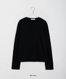 Yocco Round Cotton Basic Long Sleeve Tee