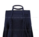 Vine Strap Off-Shoulder Two-Way Knit Scarf Set