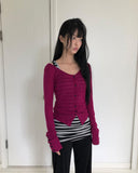U-Ten Striped Long Sleeveless
