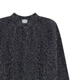 Crush Hair Round Crop Cardigan