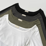 Chic Dodo Open Waist U-neck Long Sleeve T-shirt