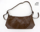 Right Leather Baguette Shoulder Bag