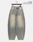 Gent Curve Balloon Wide Denim Pants