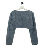 Poodle Crop Cardigan