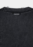 DAMAGE COLOUR DYE CARDIGAN