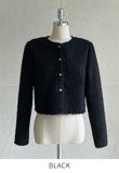Demit Dumble Fluffy Crop Cardigan Jacket