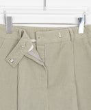 Vassell Corduroy Pintuck Bermuda Pants