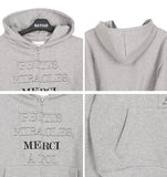 Kasen Applique Embroidery Hooded Zip-Up