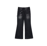 Crew Damage Bootcut Denim Pants
