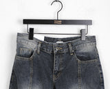 Forton Low-rise Incised Bootcut Denim Pants