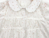 Popori Round Collar Short Sleeve Blouse