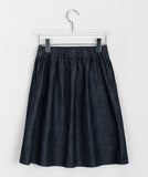 Oroi Denim Banding Midi Skirt