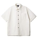 Vertical line short sleeve shirt
