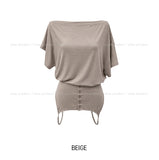 Moff Button Two-Way Sleeveless T-shirt