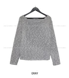Waif Loose Boatneck Knit