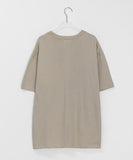 [unisex] Akel Printing Over Short Sleeve Tee