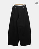 Sweden Curved Cotton Pants