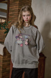 Happy Tommy Raglan Pigment Sweatshirt