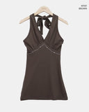 Hookin Stud Halterneck Sleeveless