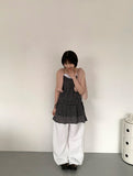 [BAONHAUS] Mitboss Nylon Banding Wide Pants
