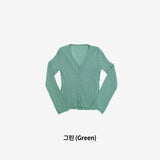 Roiti See-Through Two-Way Cardigan