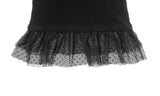 [Scarf set] Mellan Dot Muffler Frill T-shirt Set