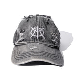 EMBLEM WASHED DYING VINTAGE BALL CAP