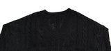 Mila V-neck Cable Loose Fit Knit
