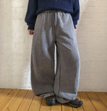 Gyuison Pigment Brushed Banding Wide Pants