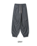 DENTS NYLON BANDING BALLOON PANTS