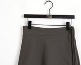 Heckah strap layered skirt bootcut pants