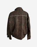 Wash Lining Leather Jumper