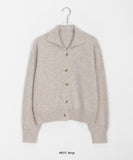 Herri Collar Crop Knit Cardigan