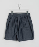 [unisex] Heiko Stitch Banding Bermuda Denim Pants