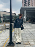 [BAONHAUS] Comcard Flower Patch Round Long Sleeve Tee