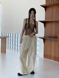 Ond Pigment Pocket Banding Long Wide Cargo Pants