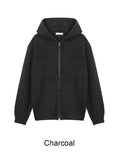 Raf Two-Way Knit Hooded Zip-Up