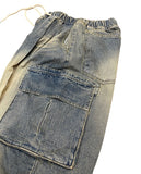 Excited Cargo Wide Denim Pants