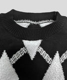 poker argyle knit
