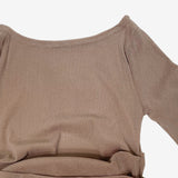 Moten See-through Off-Shoulder One Piece